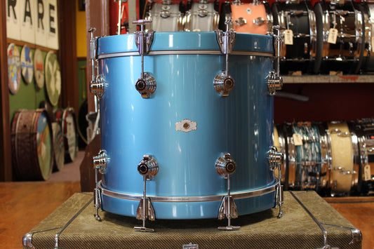 George Way 14x18 Bass Drum in Million Dollar Baby Blue