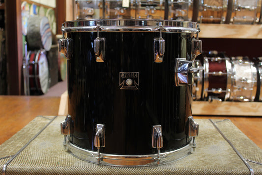 1980s Tama 13x14 Imperialstar Tom in Jet Black