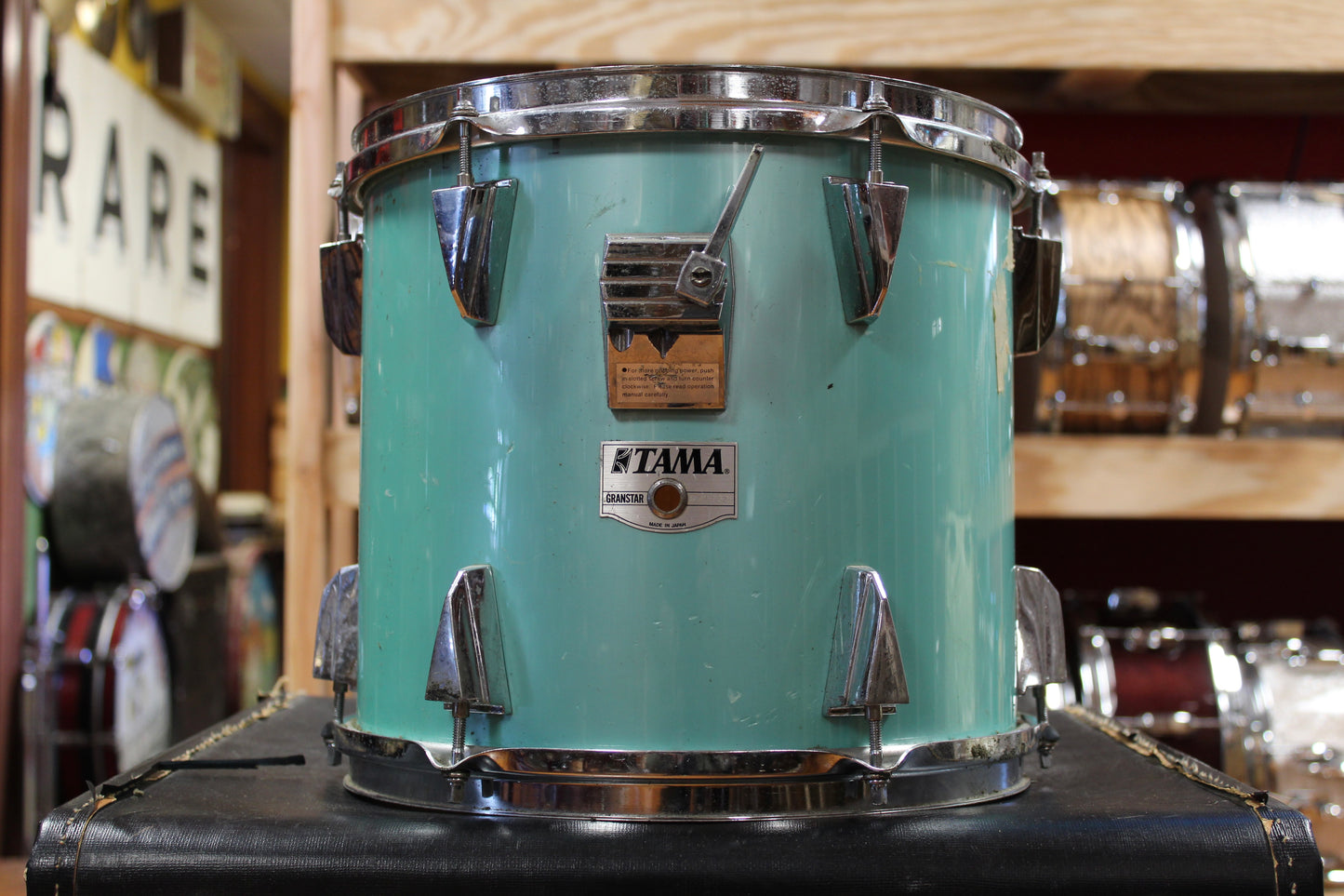 1980s Tama 11x12 Granstar Tom in Nile Blue