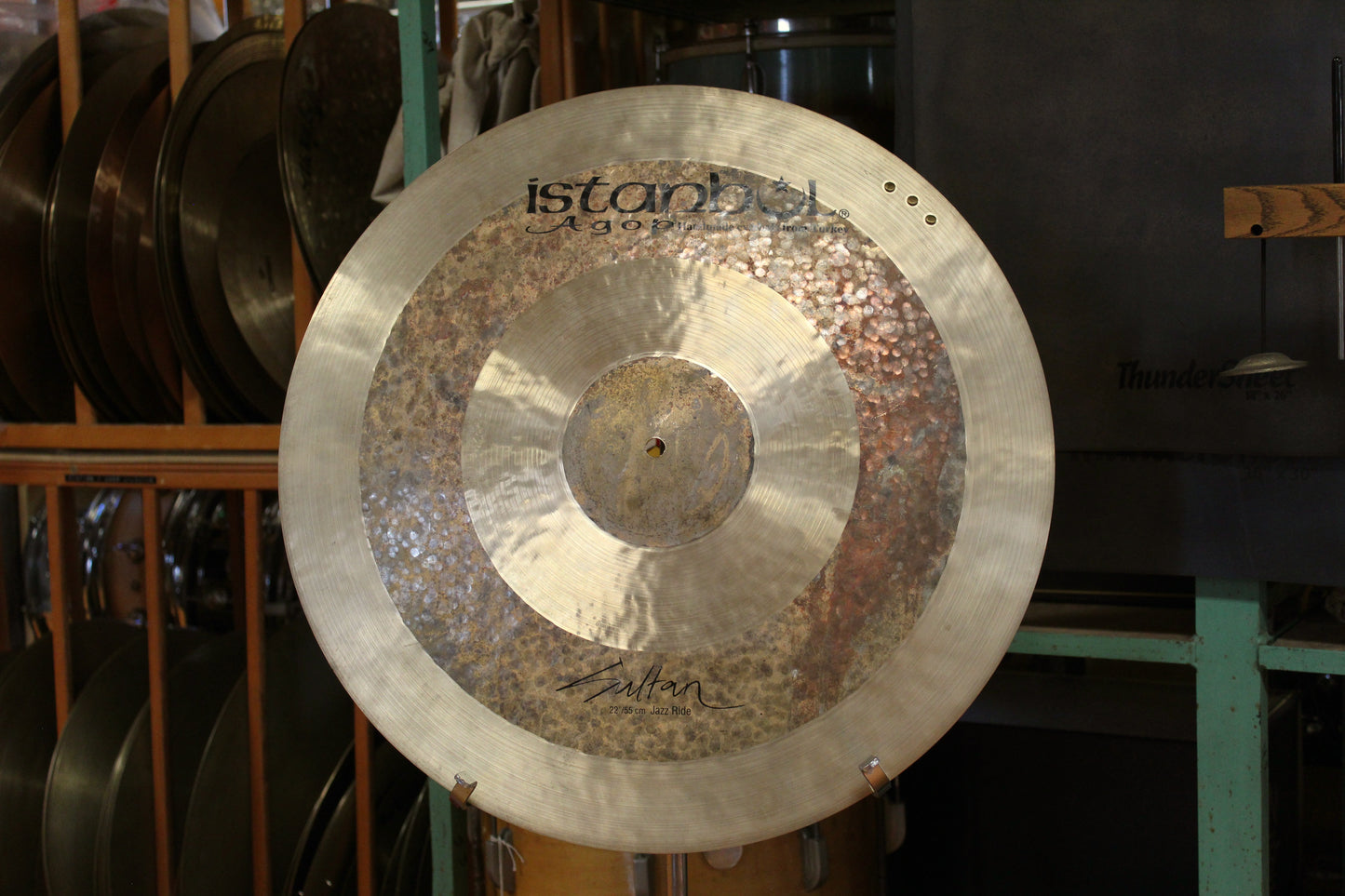 Used Istanbul Agop 22" Sultan Jazz Sizzle Ride 2160g