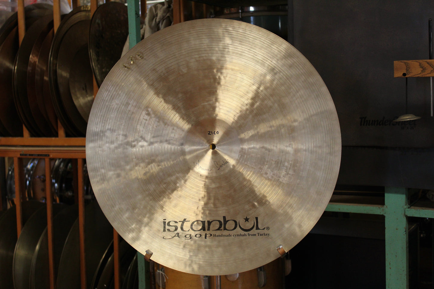 Used Istanbul Agop 22" Sultan Jazz Sizzle Ride 2160g