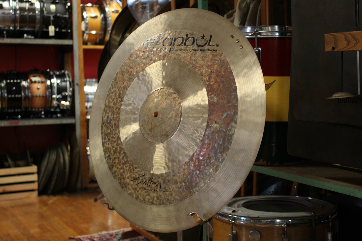 Used Istanbul Agop 22" Sultan Jazz Sizzle Ride 2160g