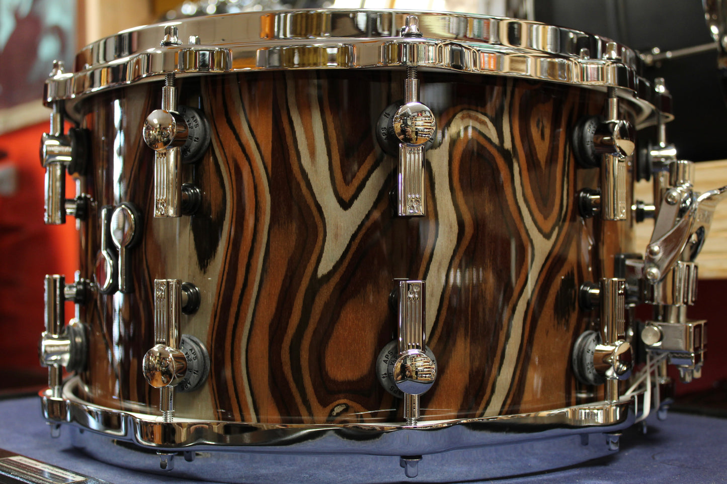 Sonor SQ2 Heavy Beech Snare Drum in Elder Tree High Gloss 8"x14"