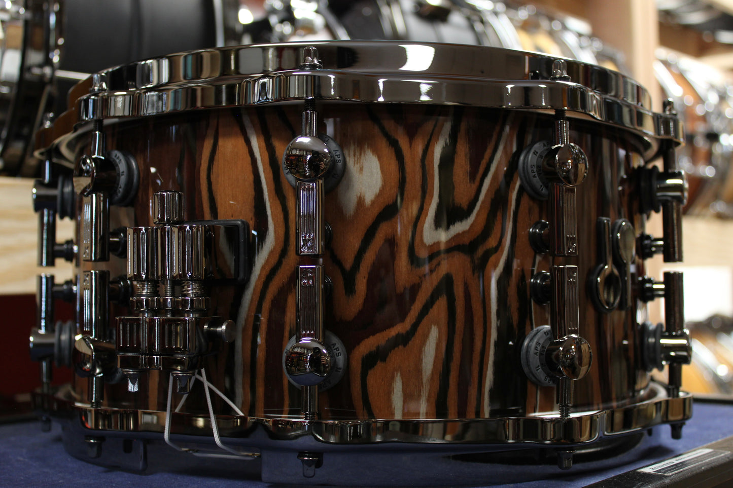 Sonor SQ2 Heavy Maple Snare Drum in Elder Tree High Gloss 7"x14"