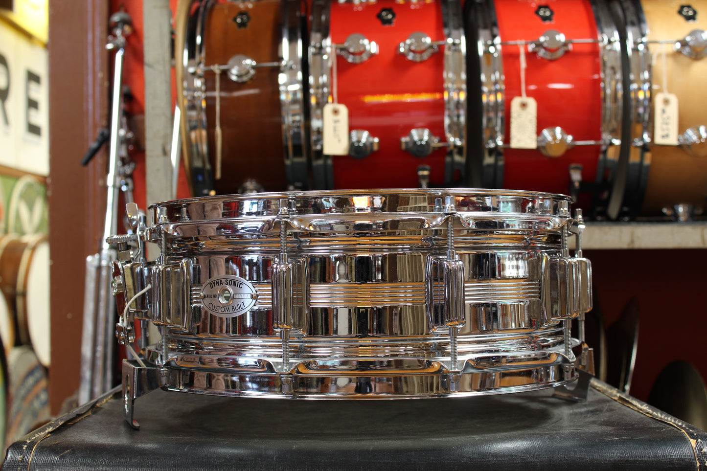 1960s Rogers 5x14 Dynasonic Snare Drum