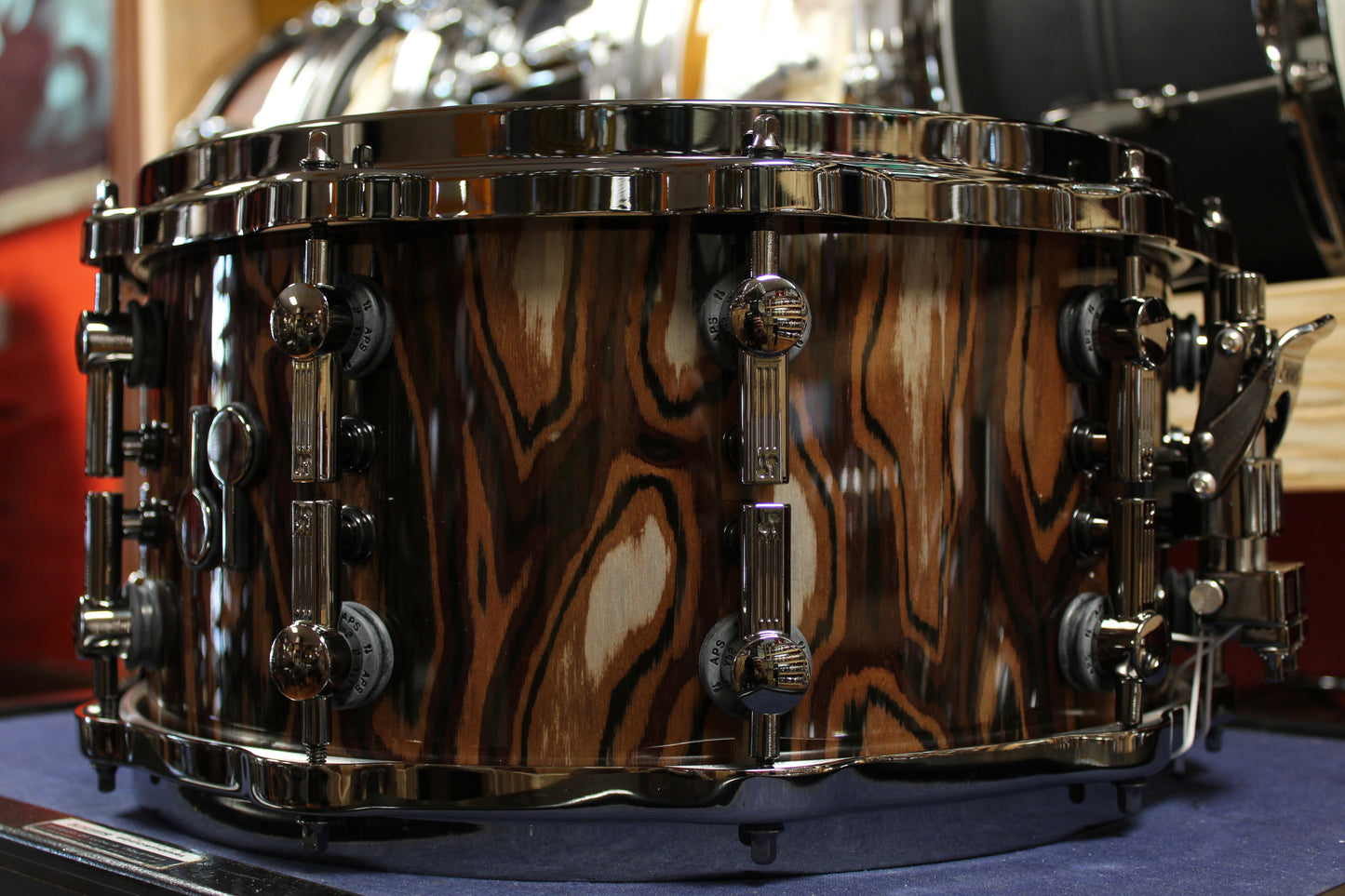 Sonor SQ2 Heavy Maple Snare Drum in Elder Tree High Gloss 7"x14"