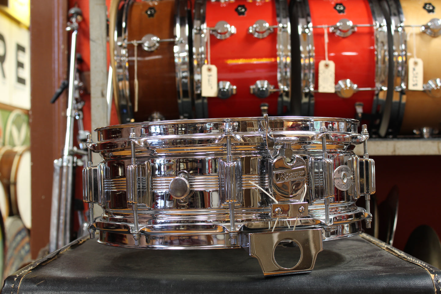 1960s Rogers 5x14 Dynasonic Snare Drum