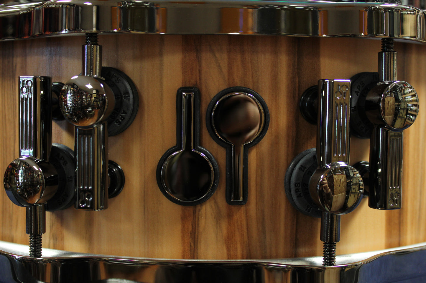 Sonor SQ2 Medium Beech Snare Drum in American Walnut Semi Gloss 5"x14"