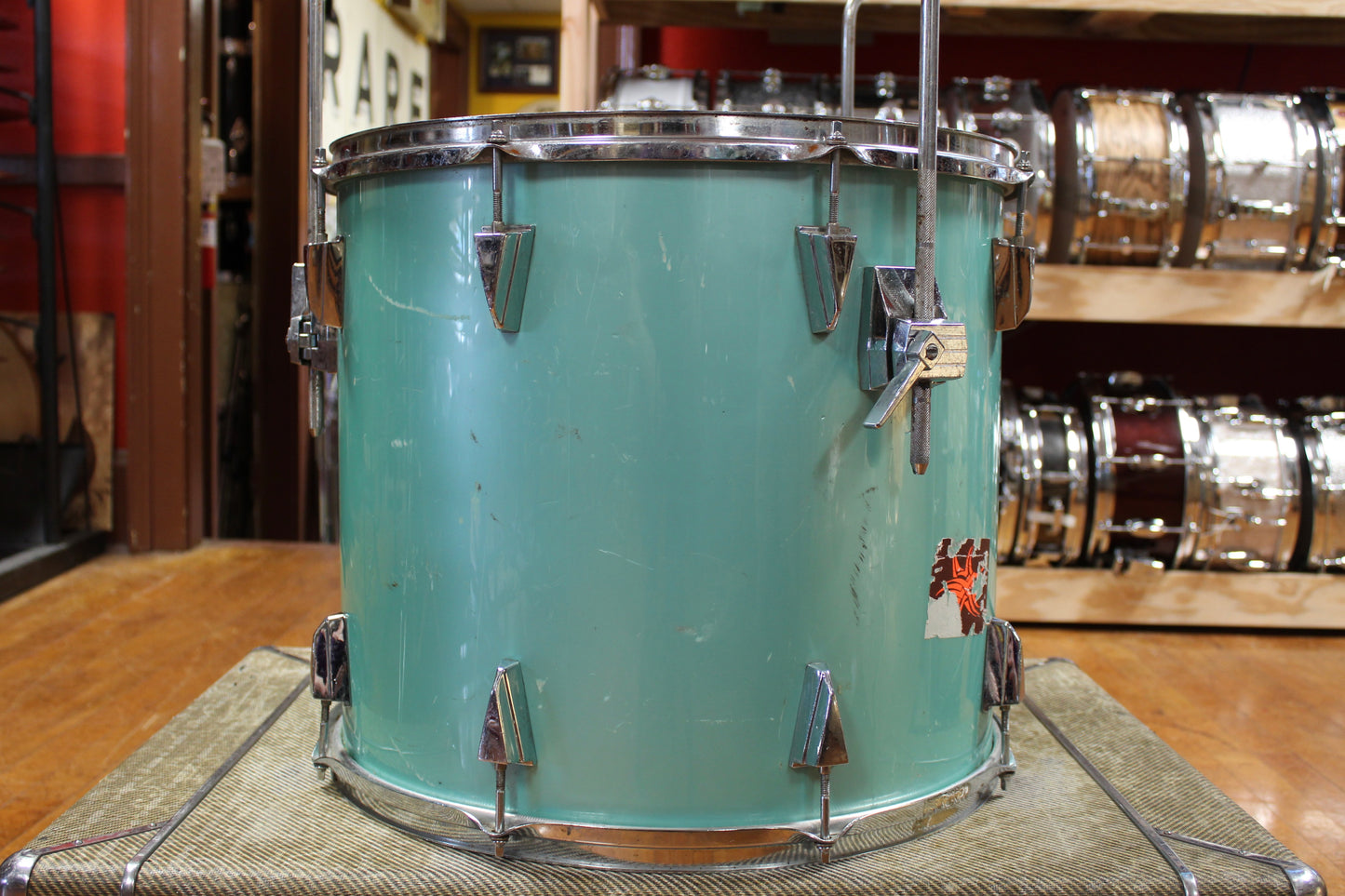 1980s Tama 16x18 Granstar Floor Tom in Nile Blue