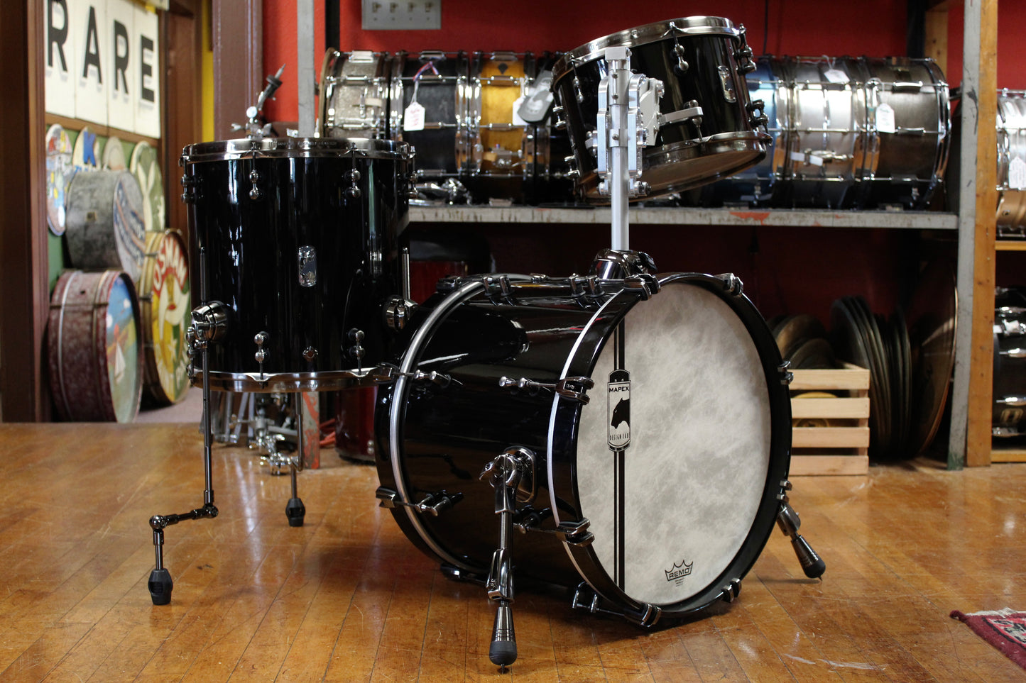 Mapex Black Panther Design Lab Cherry Bomb Bop Kit 14x18 14x14 8x12