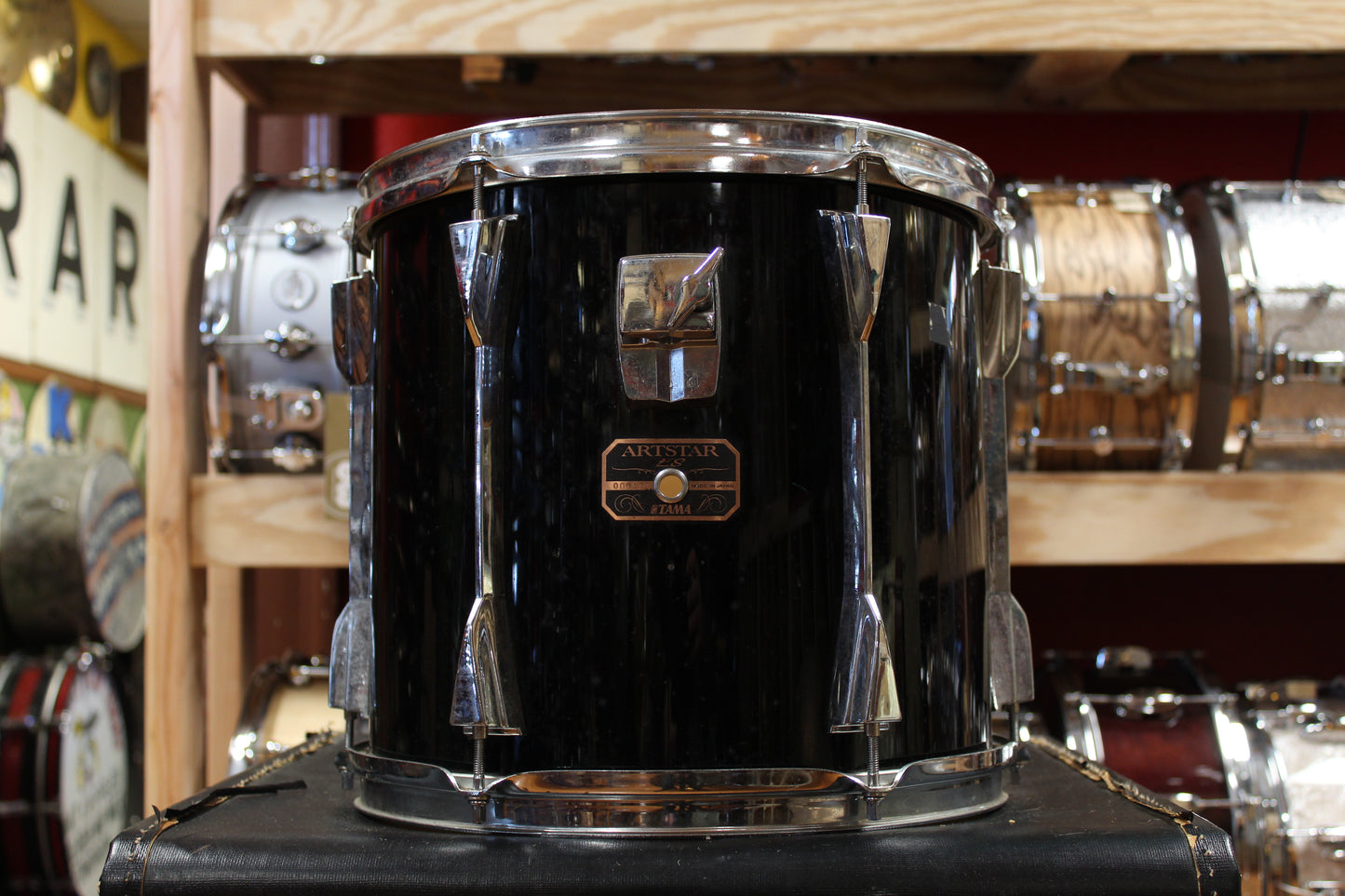 1980s Tama 12x13 Artstar Tom in Jet Black