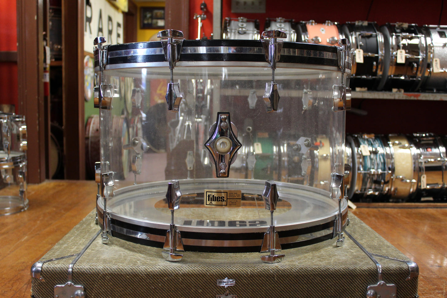 1970s Fibes Crystalite in Clear Acrylic 14x24 8x12 9x13 16x16