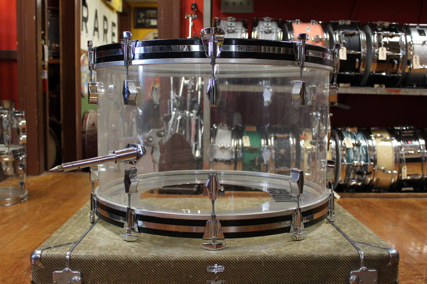 1970s Fibes Crystalite in Clear Acrylic 14x24 8x12 9x13 16x16