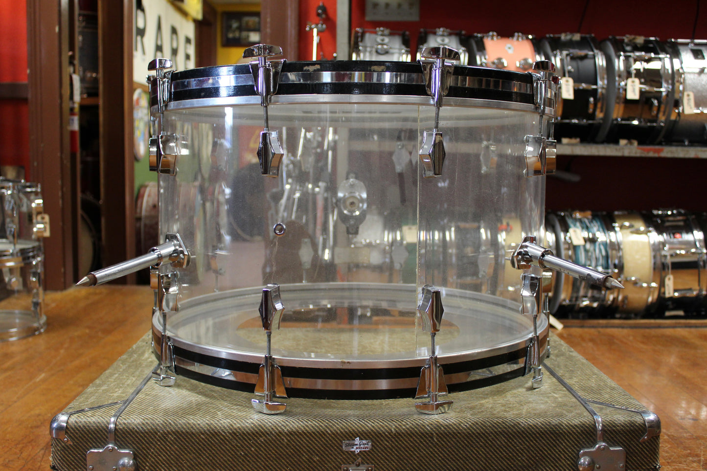 1970s Fibes Crystalite in Clear Acrylic 14x24 8x12 9x13 16x16