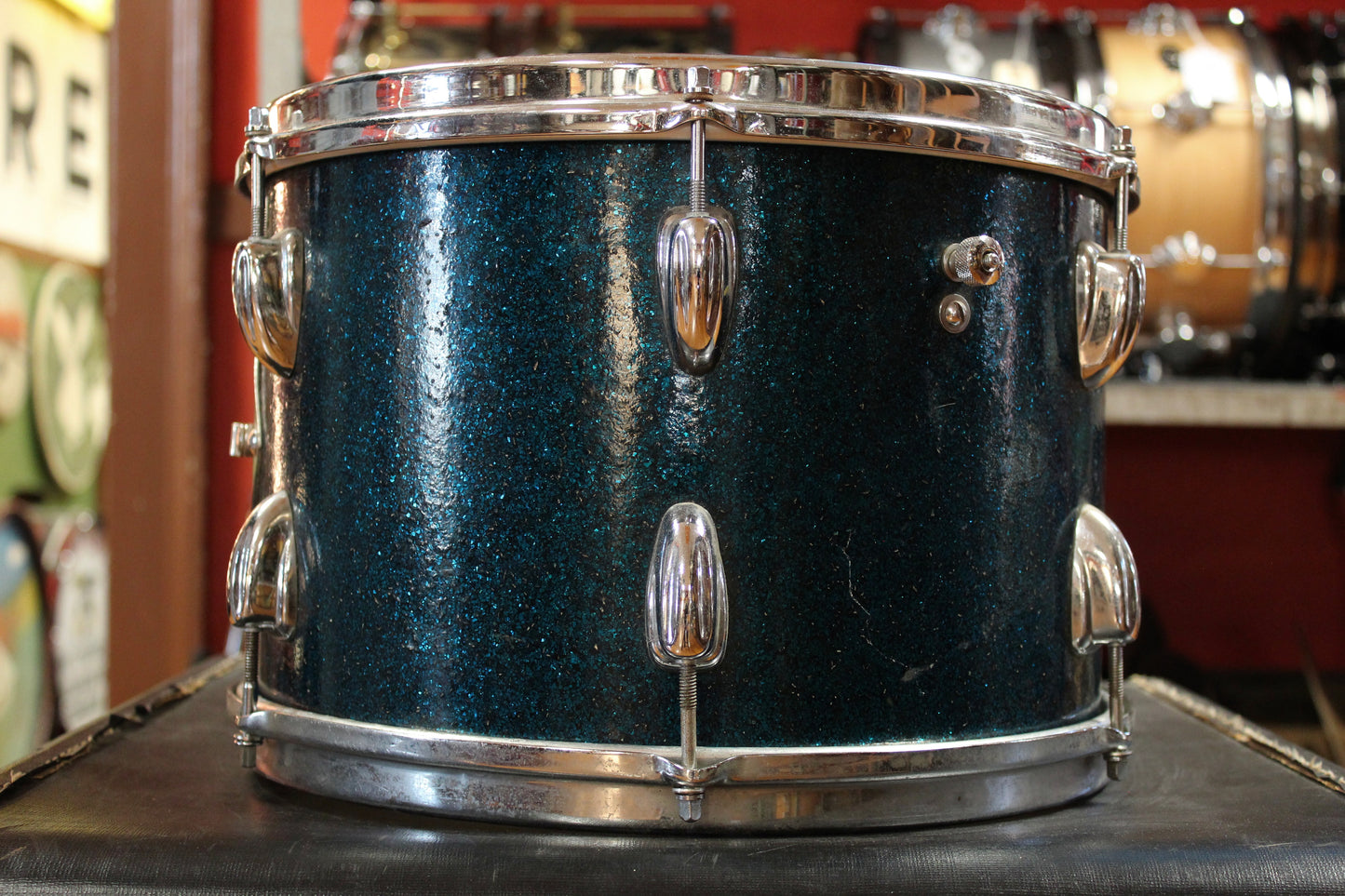 1950s Slingerland 9x13 Tom in Blue Sparkle