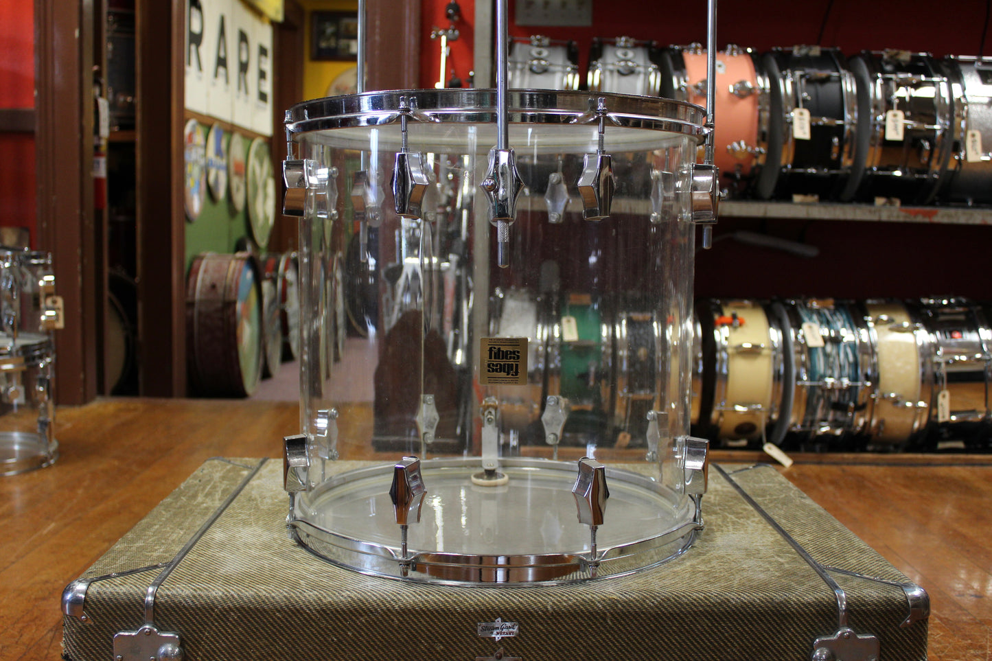 1970s Fibes Crystalite in Clear Acrylic 14x24 8x12 9x13 16x16