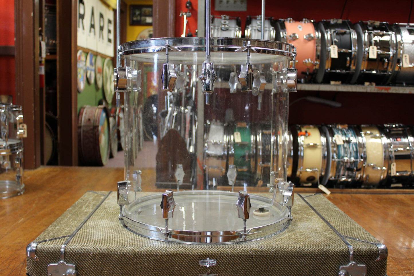 1970s Fibes Crystalite in Clear Acrylic 14x24 8x12 9x13 16x16