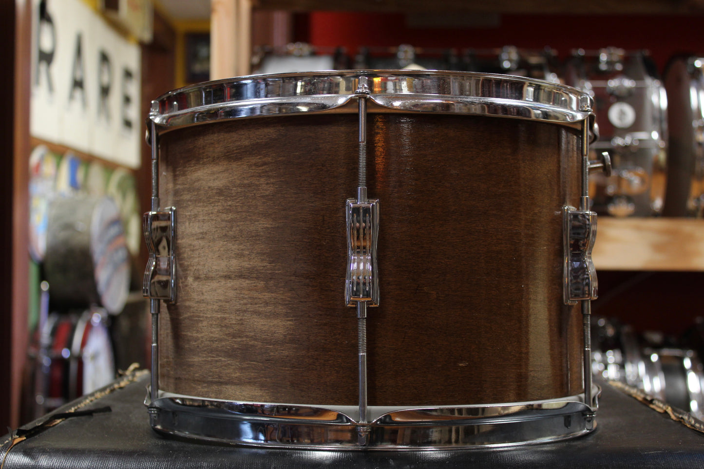 1960s Ludwig 9x13 Club Date Tom in Walnut Stain(Refinished)