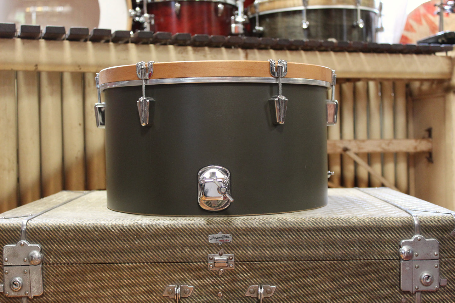 Used C&C Drum Co. Super Flyer / Player Date I 20/16/14/12/12 in Dark Olive Matte