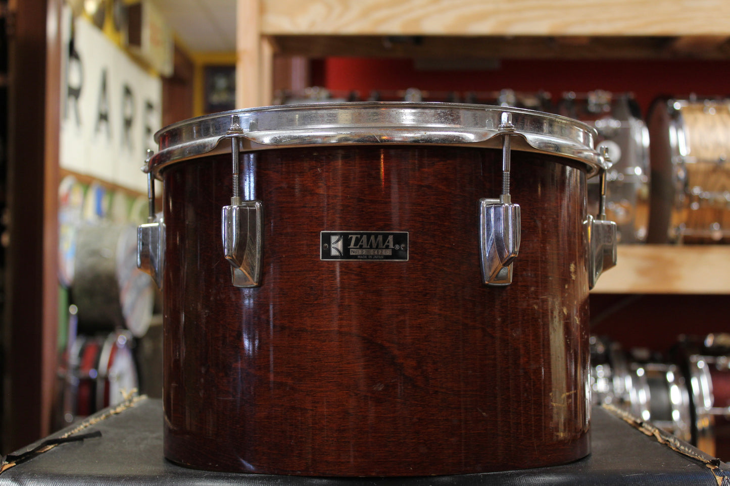 1970s Tama 9x13 Superstar Concert Tom in Super Mahogany