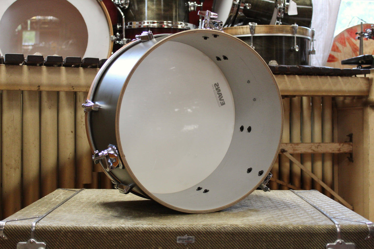 Used C&C Drum Co. Super Flyer / Player Date I 20/16/14/12/12 in Dark Olive Matte