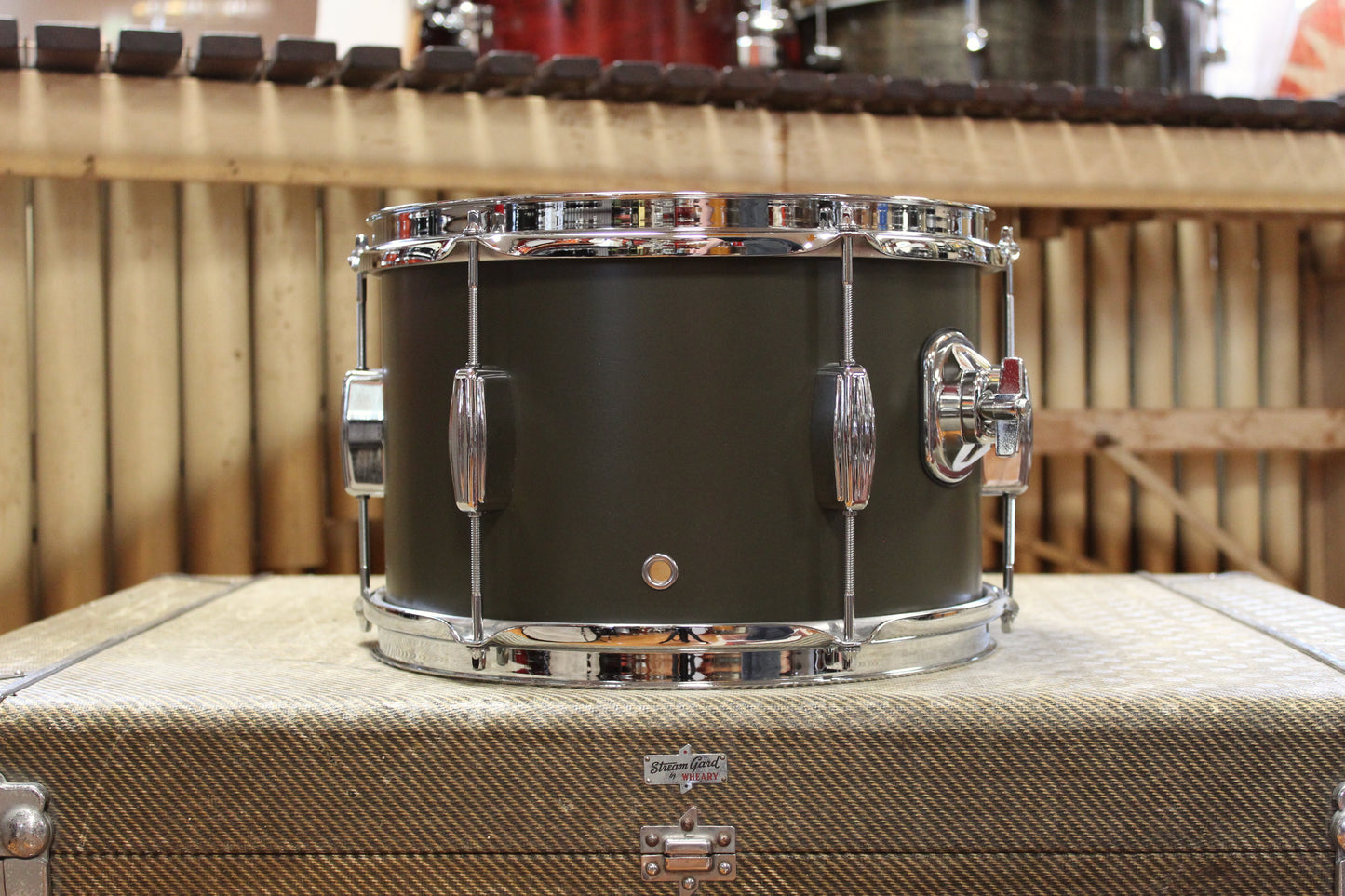 Used C&C Drum Co. Super Flyer / Player Date I 20/16/14/12/12 in Dark Olive Matte