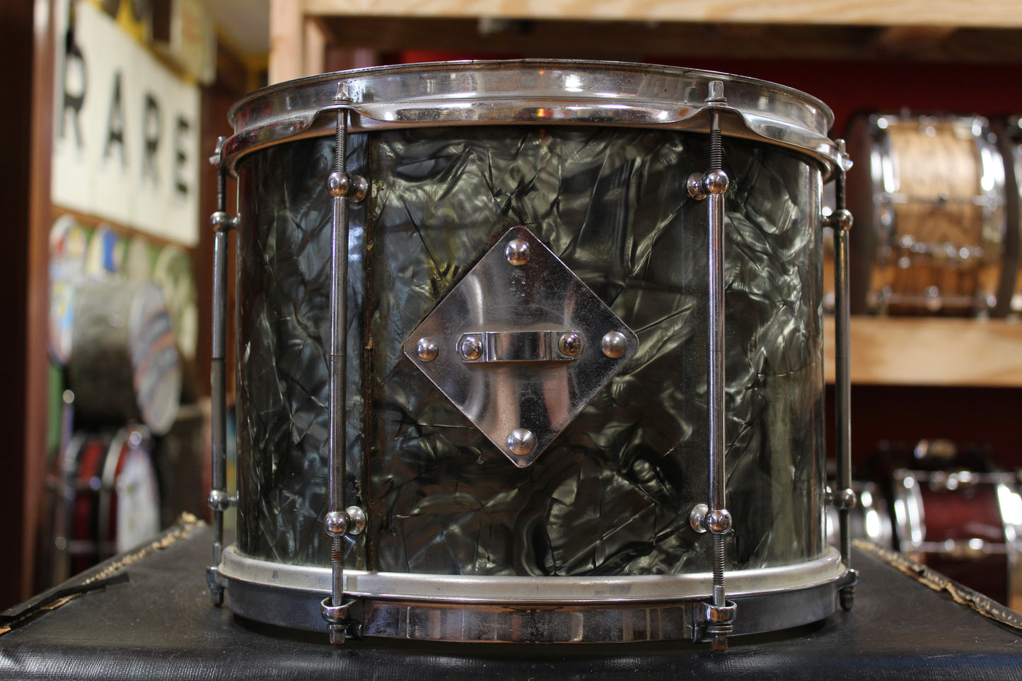 1940s Slingerland 9x12 Tom in Black Diamond Pearl