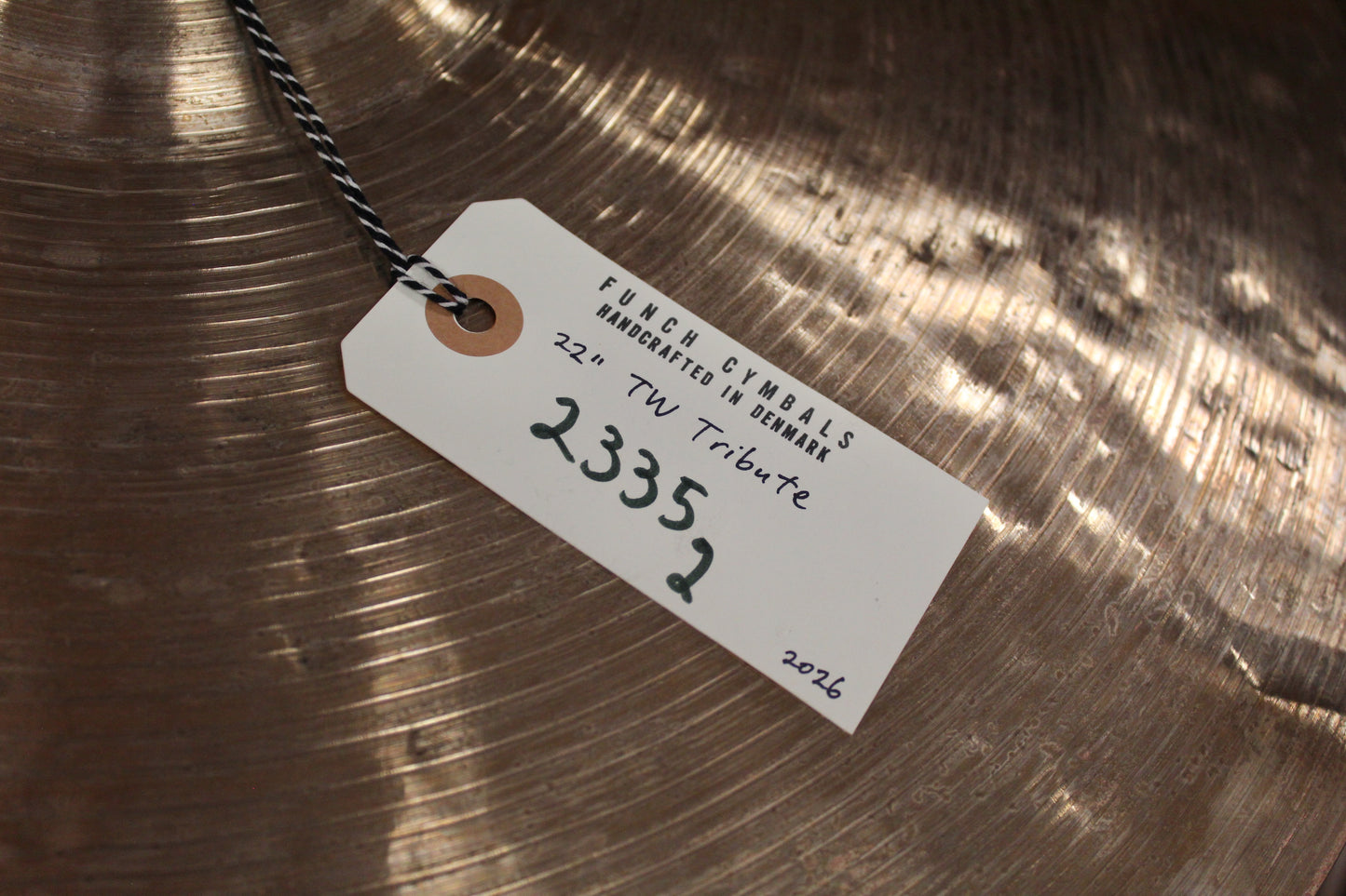 Funch Cymbals 22" Tony Williams Tribute Ride 2335g