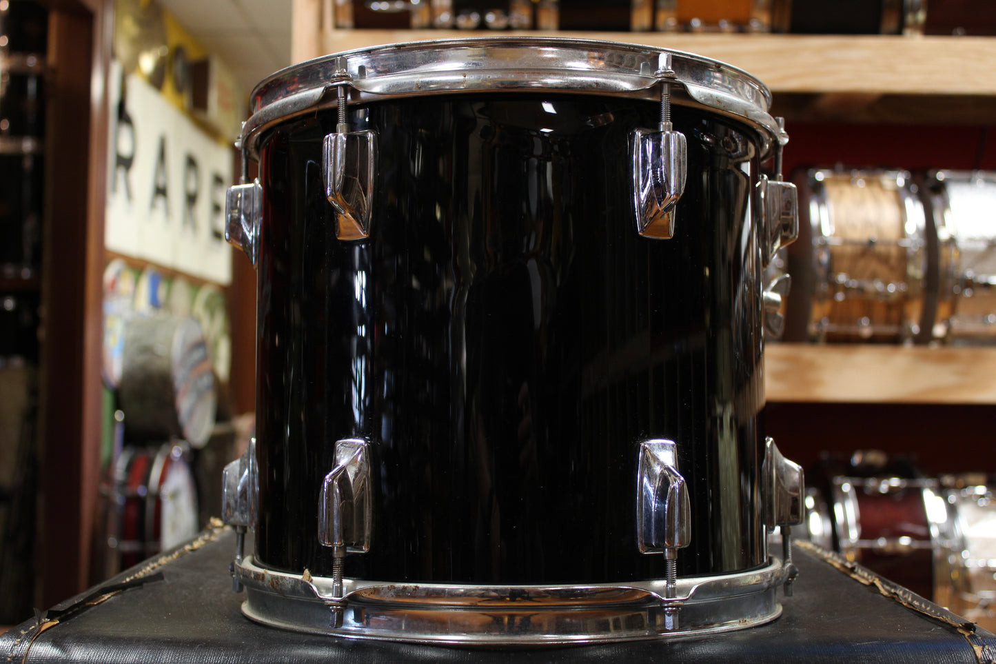1980s Tama 11x12 Imperialstar Tom in Jet Black