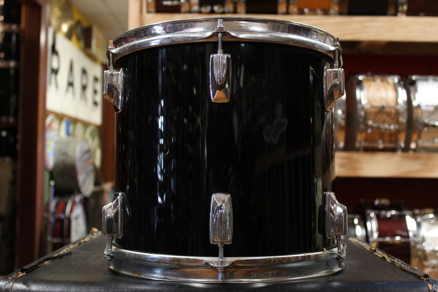1980s Tama 11x12 Imperialstar Tom in Jet Black