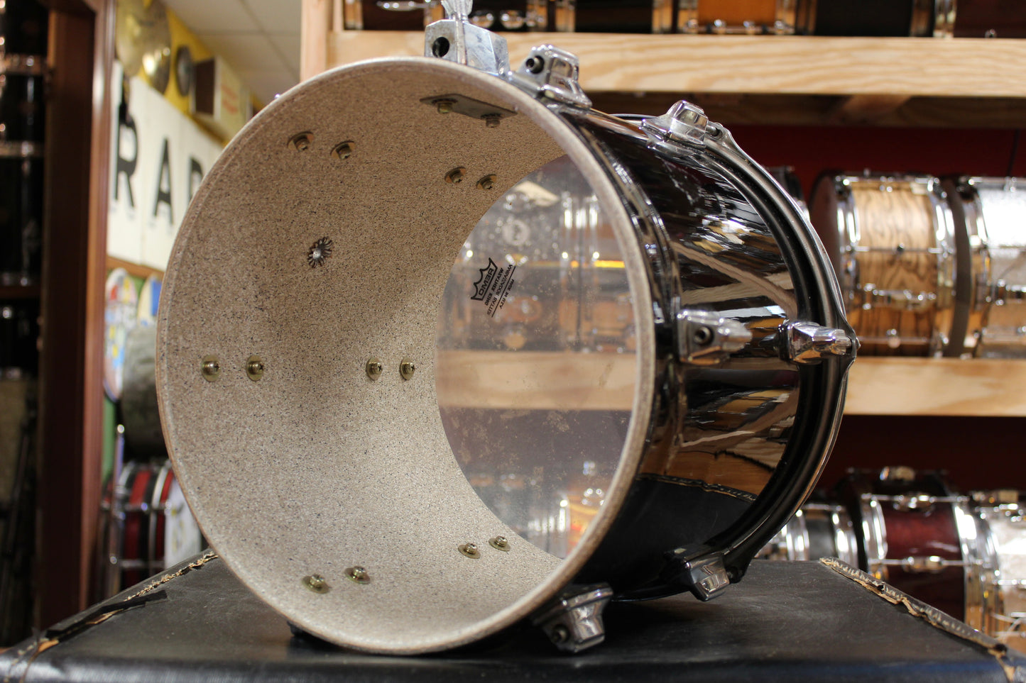 1980s Tama 11x12 Imperialstar Tom in Jet Black