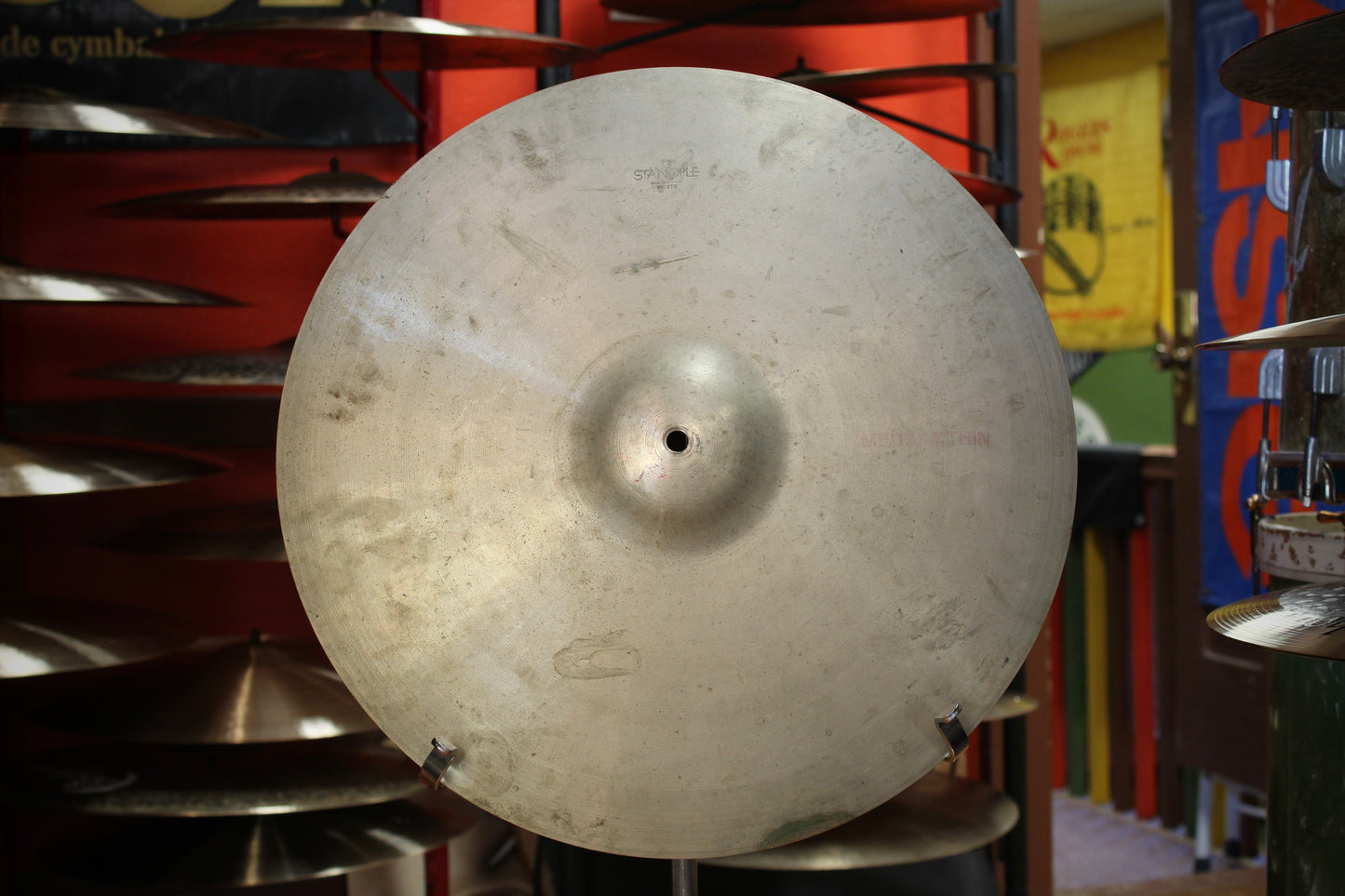 1960s Paiste Stanople 18" Medium Thin Crash 1126g