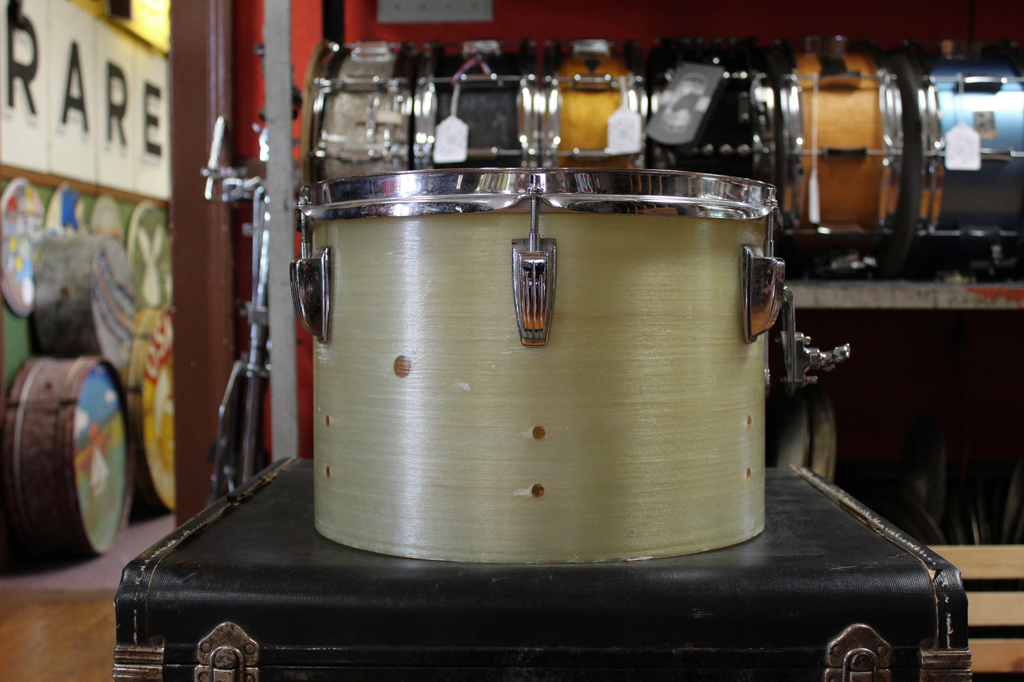 1960's Blaemire Fiberglass 13" Tom and 16" Floor Tom Pair