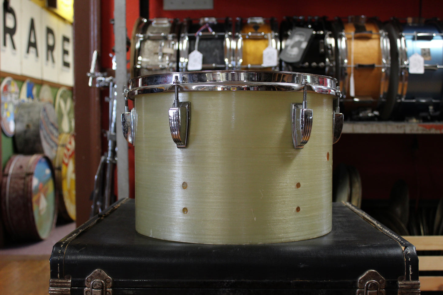 1960's Blaemire Fiberglass 13" Tom and 16" Floor Tom Pair