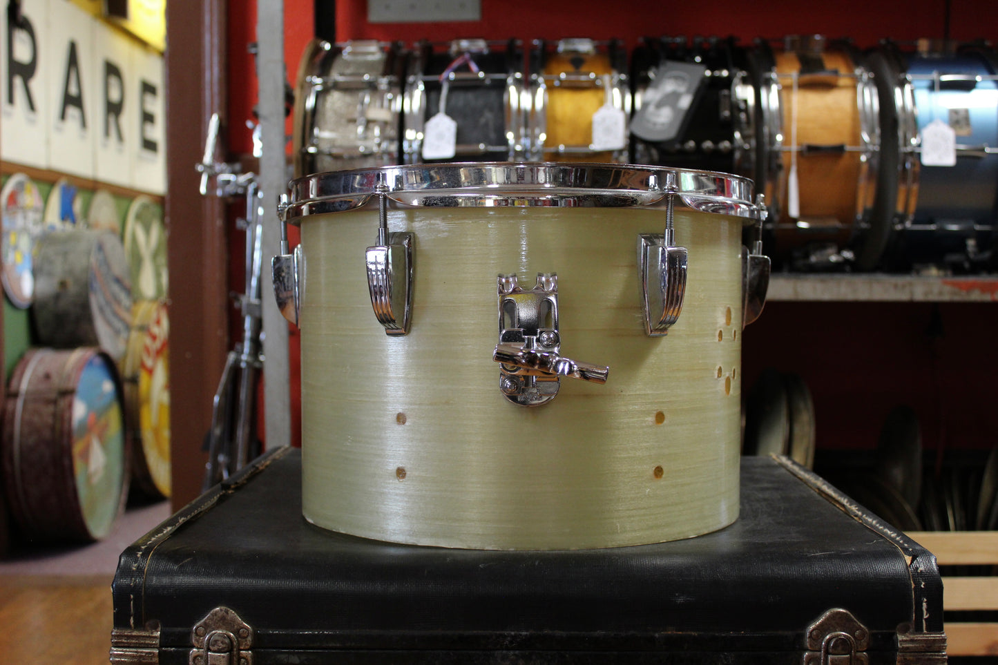 1960's Blaemire Fiberglass 13" Tom and 16" Floor Tom Pair