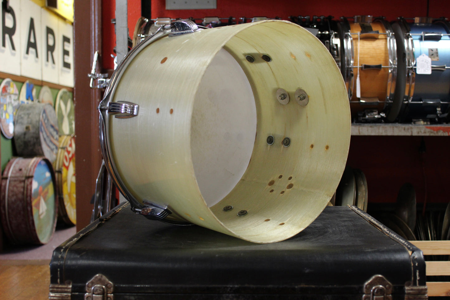 1960's Blaemire Fiberglass 13" Tom and 16" Floor Tom Pair