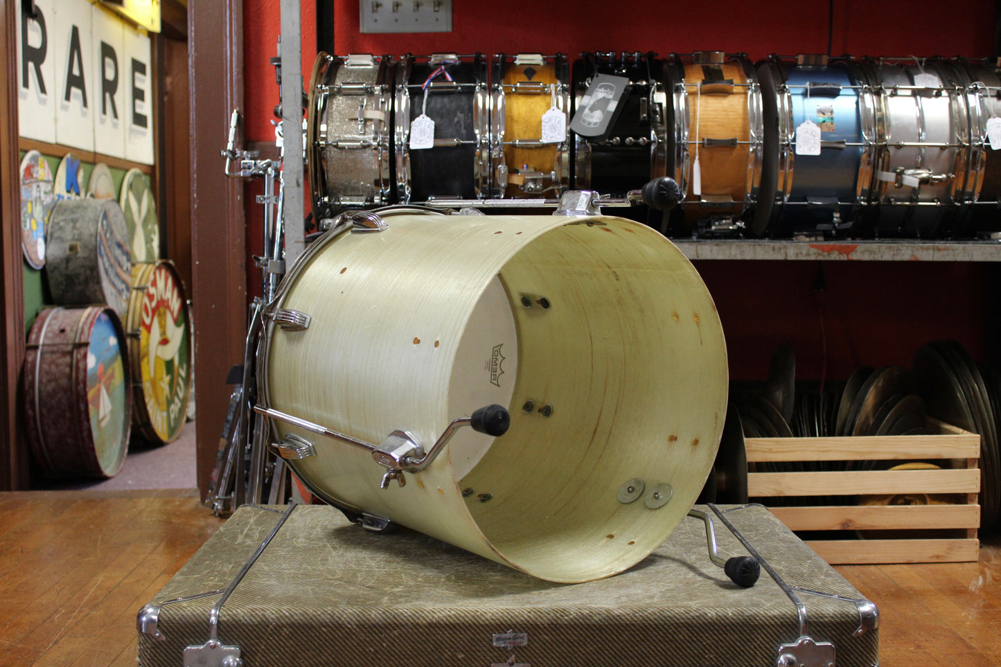 1960's Blaemire Fiberglass 13" Tom and 16" Floor Tom Pair