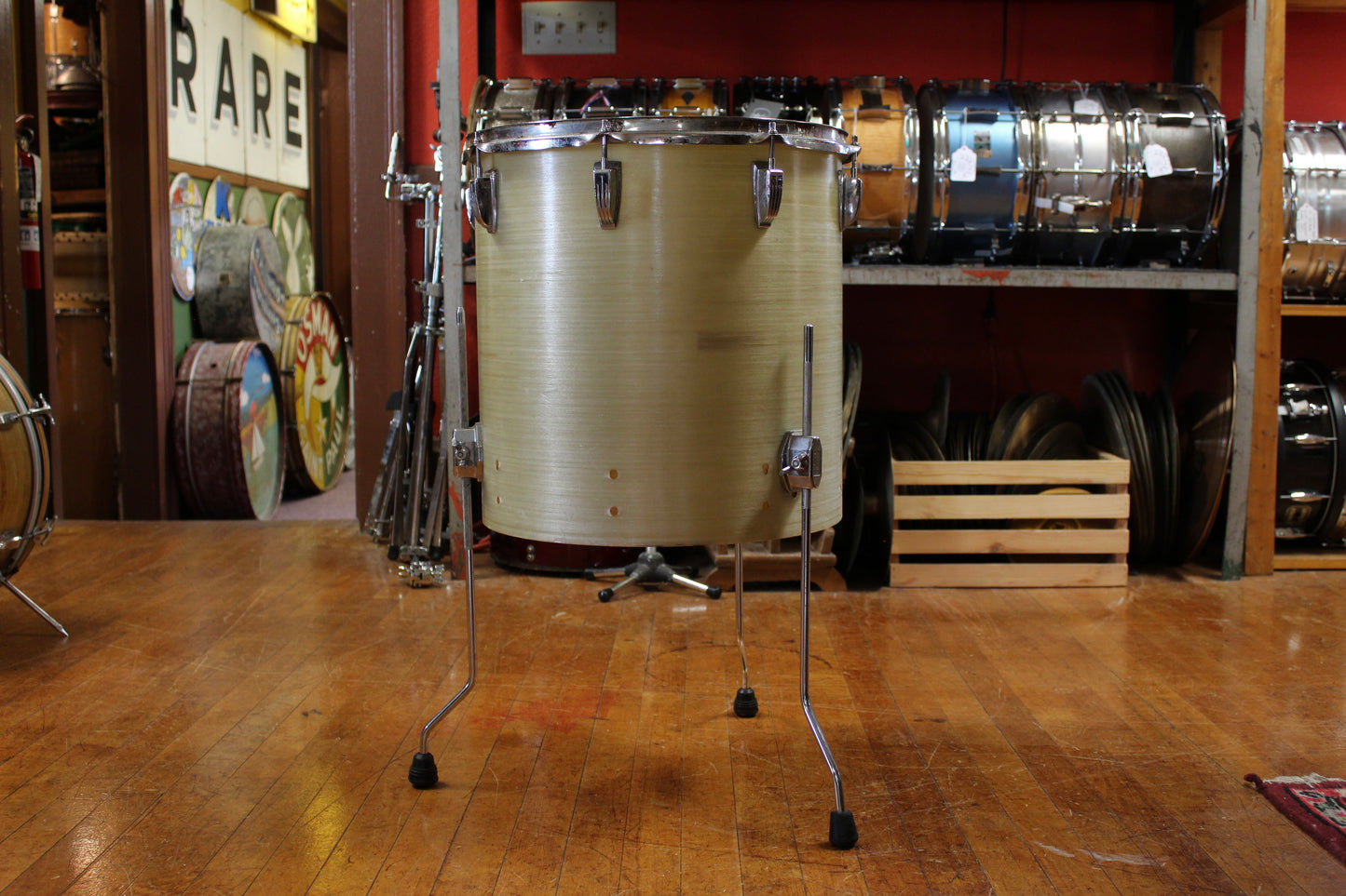 1960's Blaemire Fiberglass 13" Tom and 16" Floor Tom Pair