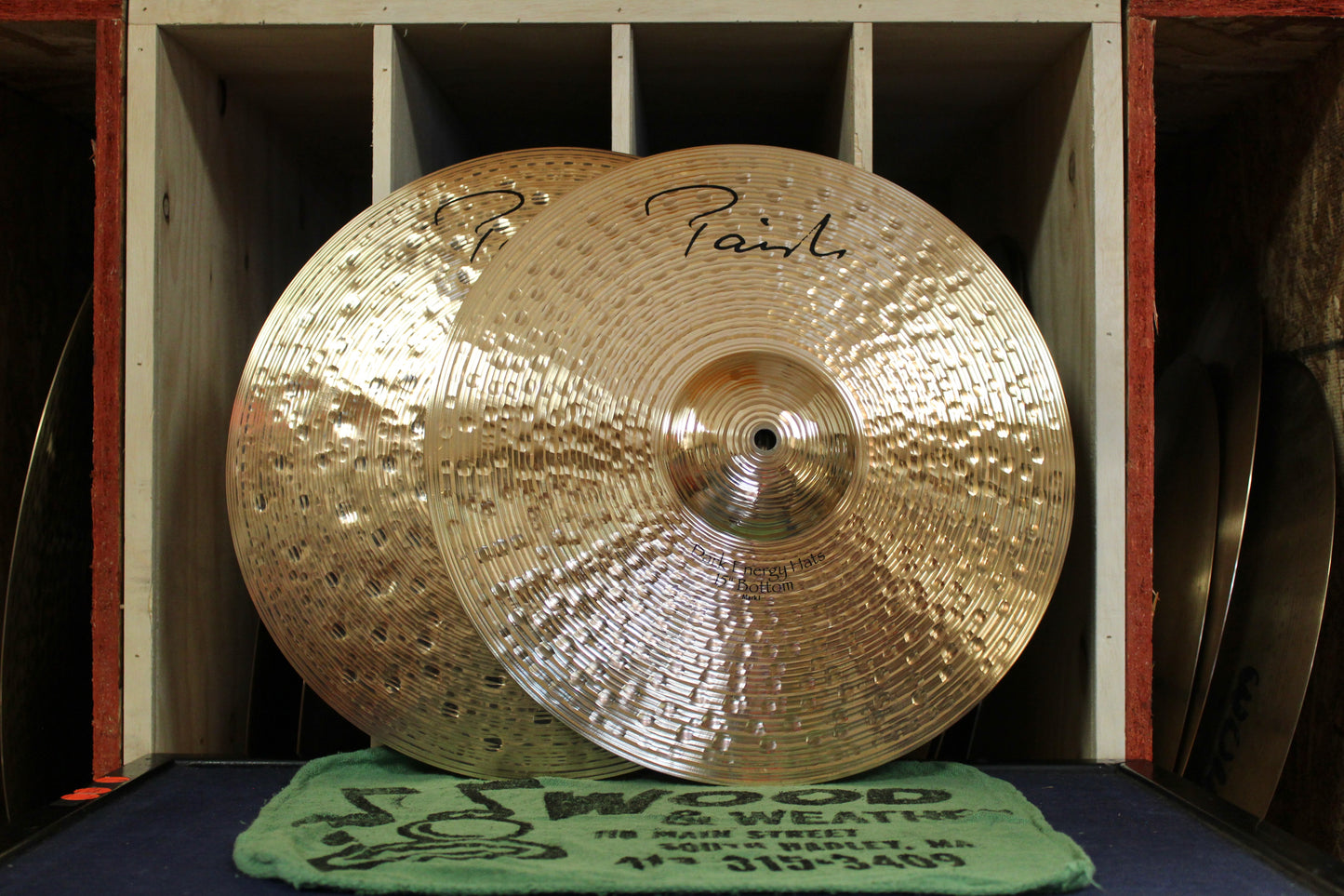 Paiste 15" Signature Dark Energy Hi-Hats MKI 1106/1738g