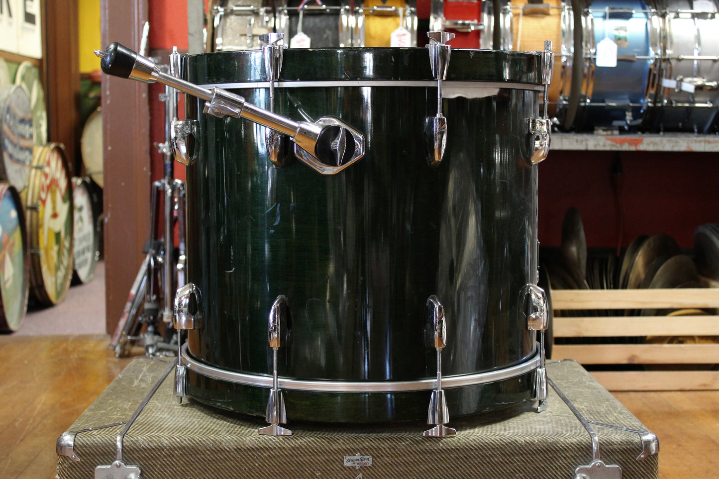 2000's Pearl Master Studio Outfit in Emerald Mist Lacquer 16x20 12x14 10x12 10x10