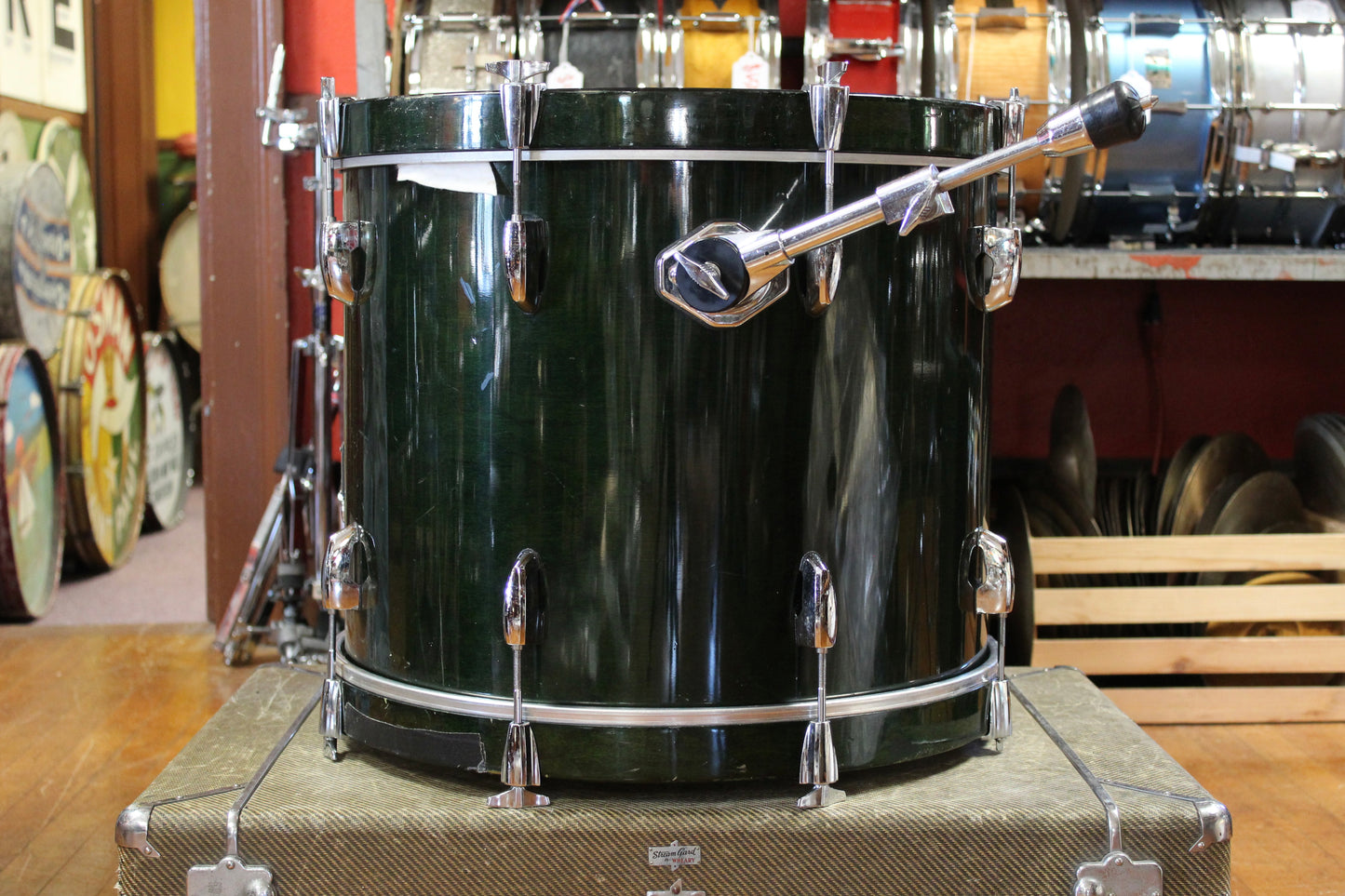 2000's Pearl Master Studio Outfit in Emerald Mist Lacquer 16x20 12x14 10x12 10x10