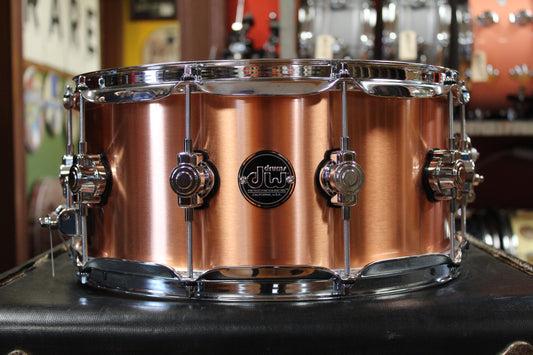 DW Performance Series 6.5x14 Polished Copper Snare Drum