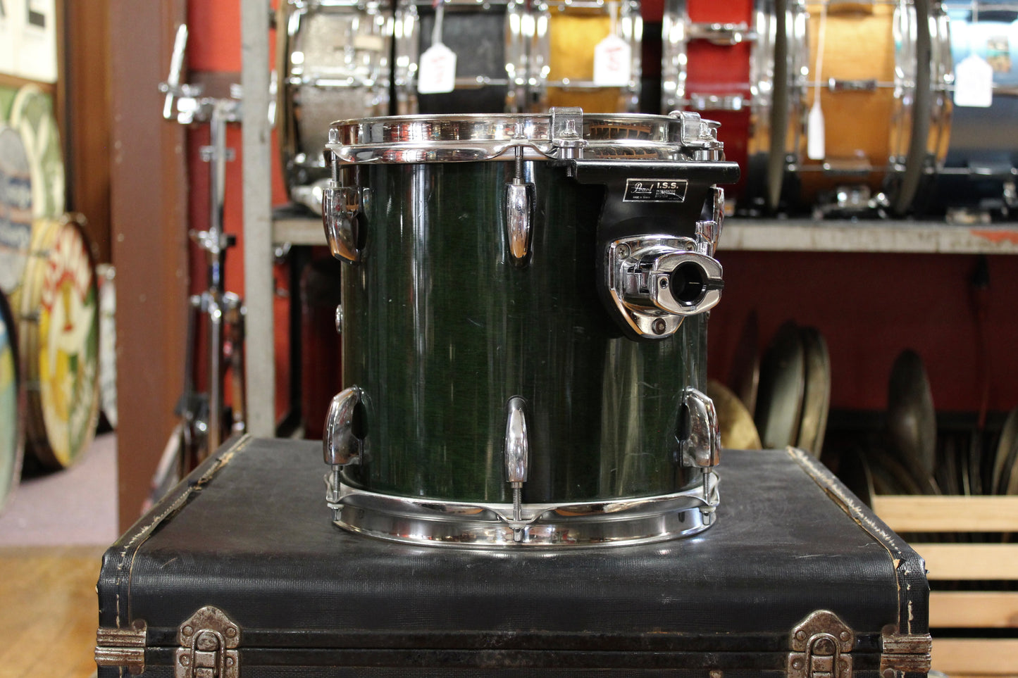 2000's Pearl Master Studio Outfit in Emerald Mist Lacquer 16x20 12x14 10x12 10x10