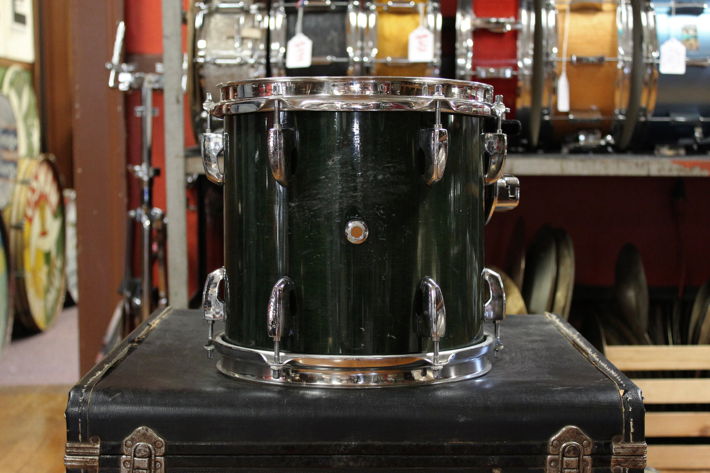 2000's Pearl Master Studio Outfit in Emerald Mist Lacquer 16x20 12x14 10x12 10x10