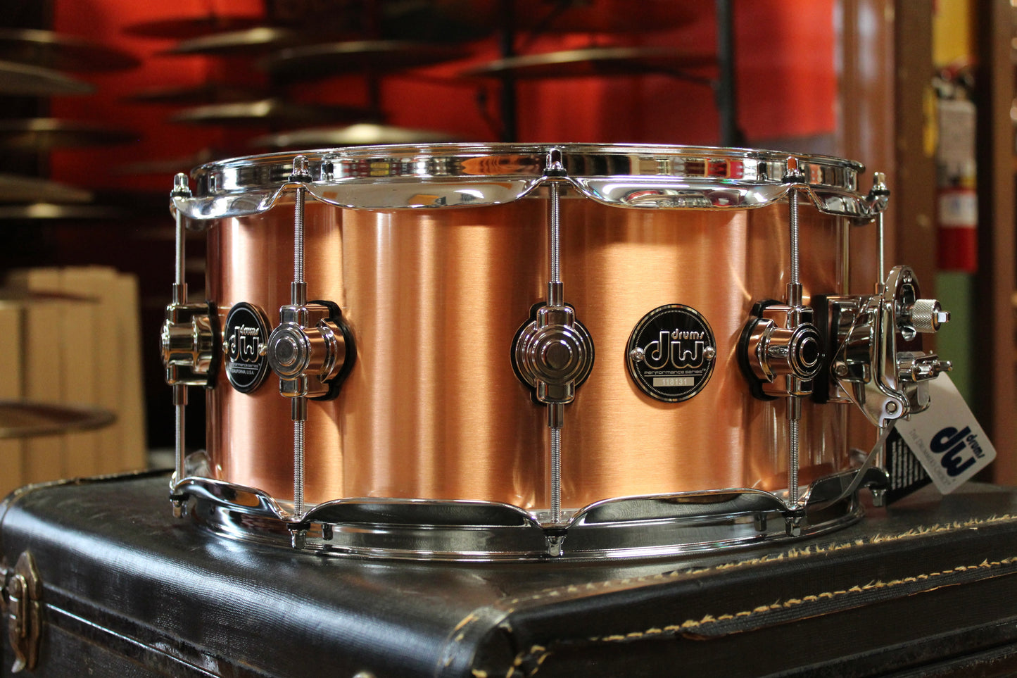 DW Performance Series 6.5x14 Polished Copper Snare Drum