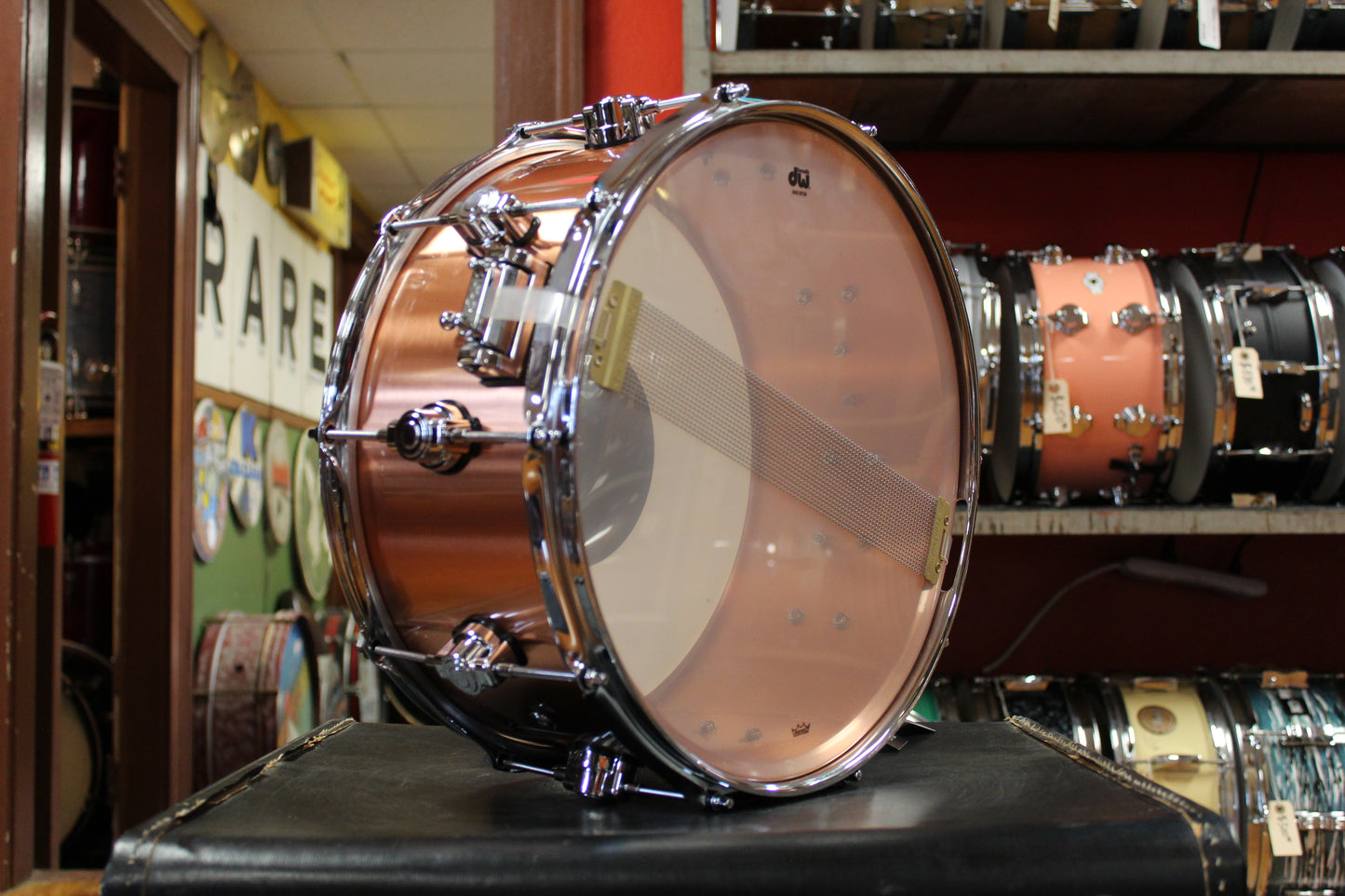 DW Performance Series 6.5x14 Polished Copper Snare Drum