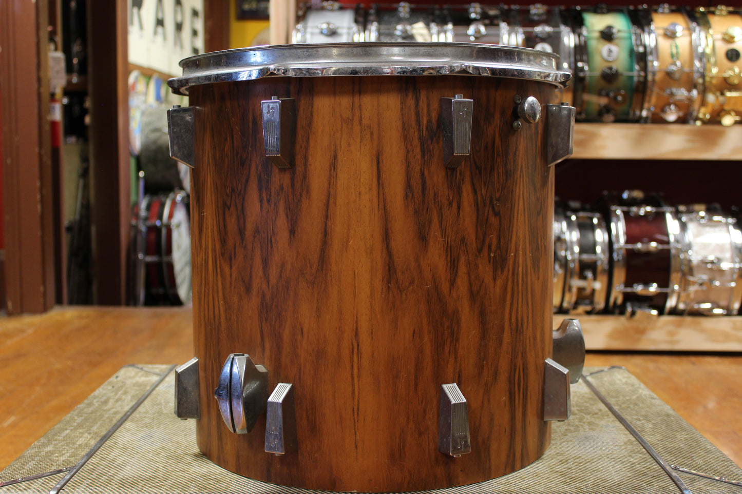 1970s Sonor 16x16 Phonic Floor Tom in Rosewood Veneer