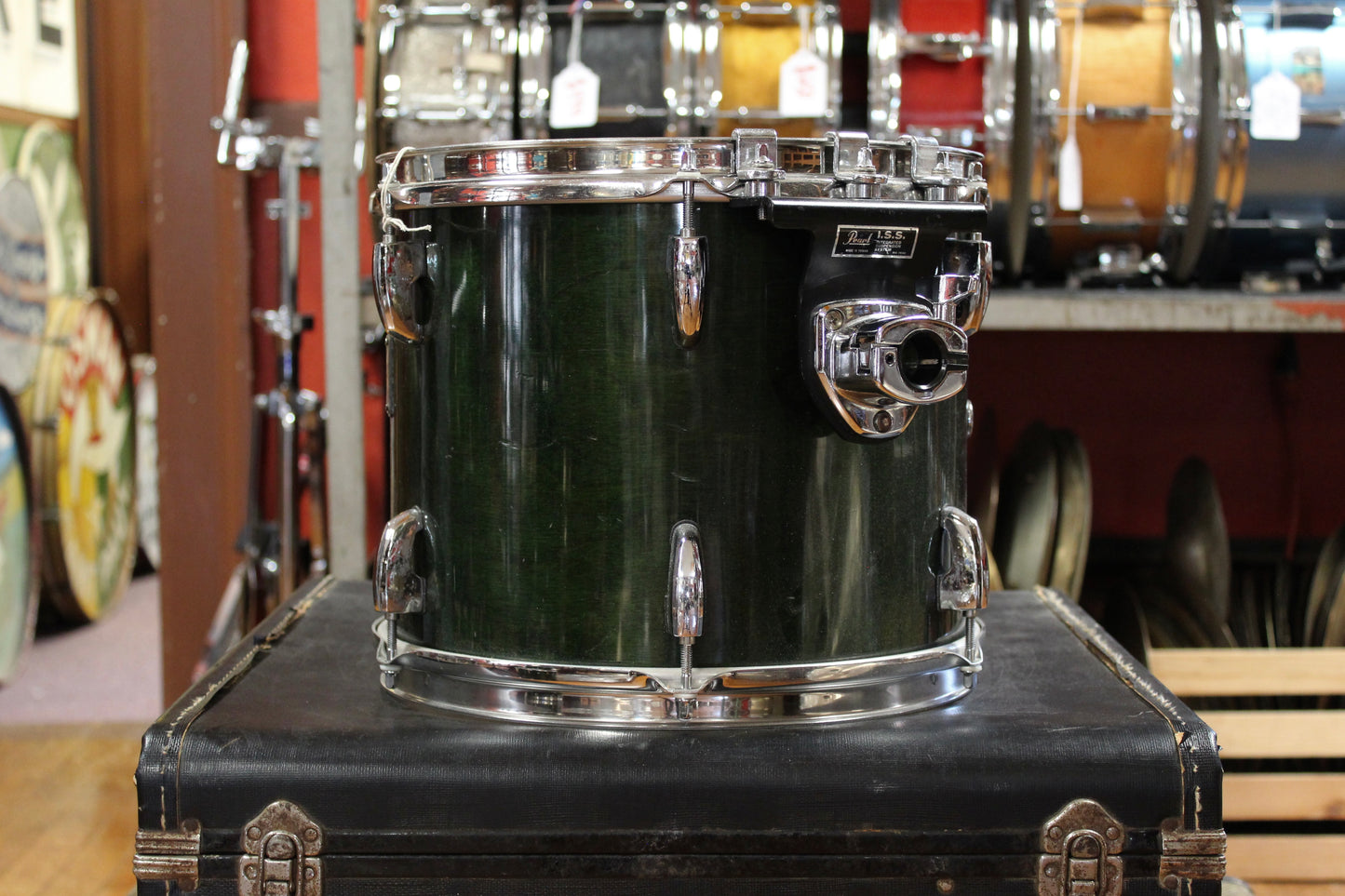 2000's Pearl Master Studio Outfit in Emerald Mist Lacquer 16x20 12x14 10x12 10x10