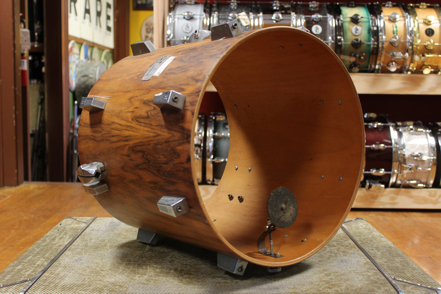 1970s Sonor 16x16 Phonic Floor Tom in Rosewood Veneer
