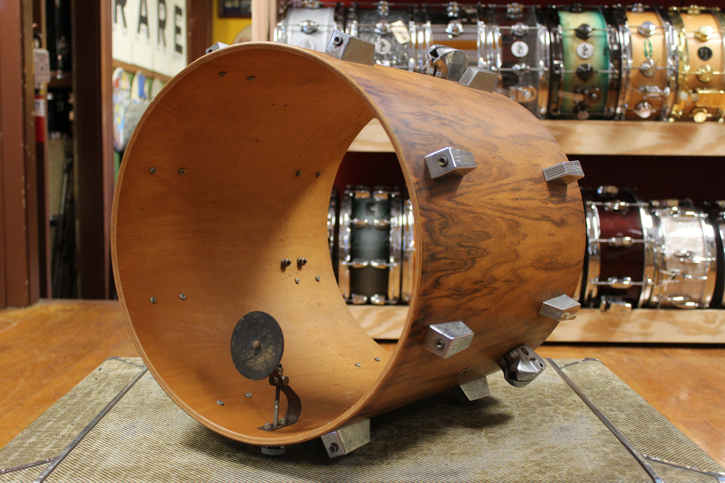 1970s Sonor 16x16 Phonic Floor Tom in Rosewood Veneer